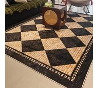 Yidlkecqey Alfombra Eléctrica de Suelo con Calefacción de Grafeno, Plegable y Lavable para Salón - Calentamiento Rápido, Seguro, Antideslizante(Type L,140x200cm/55x78.7in)