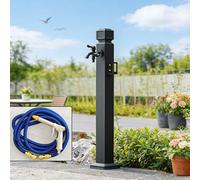 Yidlkecqey Columna de Grifo Exterior Resistente a Las heladas, Pilar de Agua Decorativo de pie para jardín, Grifo de Agua Exterior anticrack para Patio, Patio Trasero(Type A,95cm/37.4in)