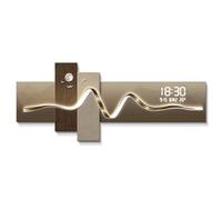 Yidlkecqey Decoración de Pared LED 3D con Reloj Calendario Perpetuo, Cuadro Luminoso de Acrílico para Salón y Dormitorio(Type D,62x150cm/24.4x59in)