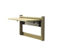 Yidlkecqey Mesa Plegable de Pared, Escritorio Flotante abatible para Espacios pequeños, Mesa Mural de Madera ahorradora de Espacio para Oficina en casa, Cocina y Comedor(Oak,53.5x37cm/21x14.5in)