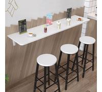 Yidlkecqey Mesa Plegable de Pared Plegable para Espacios Pequeños,Mesa Cocina Estrecha,El Complemento Oficina en Casa, un Bar, un Lavadero, un Bar en Casa, una Cocina y un Comedor (Color : Whi