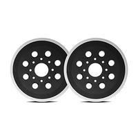 YIDM 125mm Plato de Lija: 2 Pieza 125 mm Plato Almohadilla de Lija Lijado, Almohadilla de Lijado de Compatible con 8 Agujeros Compatible con Bosch PEX 220 A GEX 125-1 AE Skil 7402/7490 PEX 220 AE