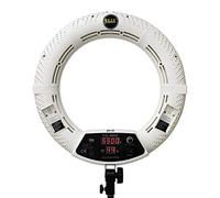 Yidoblo 18 Pulgadas Pantalla Digital Regulable 3200K-5500K Kit de luz de Anillo LED Iluminación Kit: 18 Pulgadas Exterior 48W Regulable LED Luz del Anillo, Soporte de Luz