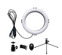 Yidoblo 3200K-5500K - Lámpara de mesa con trípode para cámara de mesa, 3 modos de luz, para YouTube, vídeo, maquillaje, fotografía, etc.