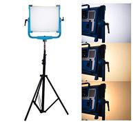 Yidoblo AI-2000C Luz del Panel LED de 200W RGB con 12 Efectos de iluminación,luz de Alto Brillo,Control de App,Control Remoto,DMX,para fotografía de rodaje de Video de Video