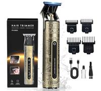 YIDON Maquina de Afeitar Hombre y Maquina de Cortar Pelo, Cortapelos Hombre con Carga Tipo-C, Recortadora de Barba Fuselaje Impermeable IPX6, Set Completo con Magnéticos Peines, Uso Húmedo y Seco