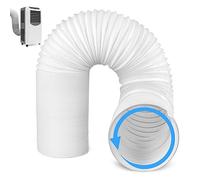 YIDOUJIN Tubo Aire Acondicionado Portatil, Diámetro150mm Largo 200cm, Manguera de Aire Acondicionado Rosca en Sentido Antihorario, Manguera de escape para Aire Acondicionado Deshumidificador Secadora