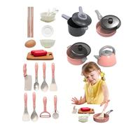 Yidueace Accesorios de Cocina para Juegos,Accesorios para Juegos de Cocina | 28X Juego de de simulación para niños | educativos de de imitación, Divertido utensilio de