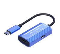 Yidueace Adaptador para gafas AR - Hub para gafas de realidad aumentada | Cargador portátil de 100 W con soporte 4K @ 60Hz y Plug and Play para y