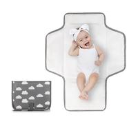Yidueace Cambiador de bebé | Almohada incorporada, cambiador portátil para bebés | Cambiador para recién nacidos plegable e impermeable para recién nacidos y niñas