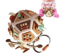 Yidueace Cubo de Actividades Sensoriales para Bebés,Desarrollo Habilidades Motrices Finas Juguete Preescolar - Cubo Ocupacional para Viajes - para Cumpleaños Navidad Fiestas Y Relleno Calcetines