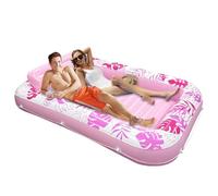 Yidueace Flotadores para piscina, balsa de agua inflable con patrón de hojas de Monstera, flotas inflables para piscinas para adultos, para vacaciones, , lago, río, vacaciones, vacaciones, fin