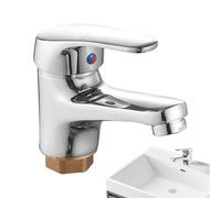 Yidueace Grifo de lavabo para baño, monomando para sótano, gastronomía, lavandería comercial
