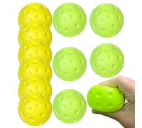 Yidueace Juego de 12 pelotas silenciosas para entrenamiento de ejercicios de 7,37 cm de diámetro, para interior y exterior, hogar, espacio, ejercicio, fitness, entretenimiento