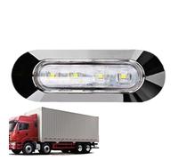 Yidueace Luz indicadora lateral del automóvil, Luz lateral del camión - 4 luces LED de señal de,Marcador LED de 12/24v, lámpara de luz de indicadores impermeables Ip67, luz de coche mejorada