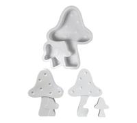 Yidueace Molde de Champiñón,Molde De Resina Para Setas - Resistente A Alta Temperatura Para Elaborar Chocolate Decoraciones Gomitas Galletas Y Jabón