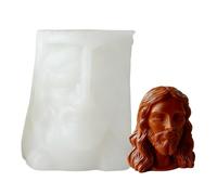 Yidueace Moldes De Para Hacer Velas, Reutilizable 3D Jesús María, Moldes Flexibles Para Jabón, para Mujeres Adultos Amantes de Manualidades Resina Yeso Jabón Arcilla Hormigón Postre