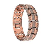 Yidueace Pulsera Magnética Para Caballeros - Pulseras de Cobre para Hombres para Alivio del Dolor,Joyería de Muñeca | Para Beneficios de Energía y Salud Ejercicio al Aire Libre Actividades y