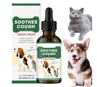Yidueace Supresor de la tos para perros - 60 ml gotas líquidas | Apoyo de salud para el cuidado personal para la rutina diaria Tomar por la mañana por la noche, tomar por la mañana después
