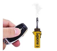 Yiduomile Máquina de humo de mano con control remoto, diseño compacto con múltiples variantes, ideal para eventos, fotografía y mejora de la atmósfera (amarillo pequeño)