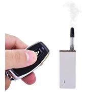 Yiduomile Máquina de humo de mano con control remoto, diseño compacto con múltiples variantes, ideal para eventos, fotografía y mejora de la atmósfera (blanco medio)