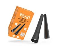 YIEHO Antena Coche Corta - Antena Coche Universal para Todos los Modelos - Antena Radio Coche con Recepción FM Dab - Mini Antena Coche - Antena Pequeña Coche 5CM + 6.5CM