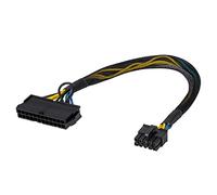YieJoya Adaptador de fuente de alimentación ATX PSU de 24 pines a 10 pines para IBM Lenovo PCs placa base y servidores de 12 pulgadas (30 cm)