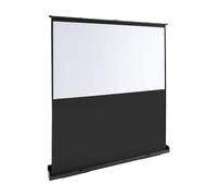 YIEMJS Pantalla de proyección de 80 pulgadas, pantalla de suelo independiente con formato 16:9, 203 cm de diagonal, ángulo de visión de 1,2 y ángulo de visión de 160°, sin montaje, portátil (9,5 kg