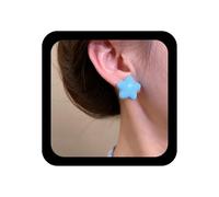 Yienate Boho Acrílico Pendientes Estrella Resina Colorida Estrella Stud Acrílico Estrellas Pendientes Gruesos Caramelo Color Estrellas Pendiente Dopamina Feliz Verano Pendiente Joyería Para Mujeres