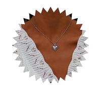 Yienate Boho Collar De Corazón Gargantilla De Plata Amor Corazón Colgante Collar De Cuentas De Declaración Collar De Corazón Hueco Te Quiero Joyas Para Mujeres Y Niñas