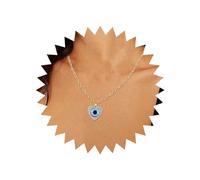 Yienate Collar Gótico Cristal Mal De Ojo Colgante - Talismán Turco Azul De Protección Con Corazón Rhinestone - Joya De Suerte Para Mujeres Y Niñas
