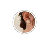 Yienate Flor De Acrílico Pendientes Colgantes Stud Única Rosa Blanca Pendientes De Flores Declaración Asimétrica Flora Pendientes De La Boda Boho Camelia Pendientes Colgantes Joyas Para Las Mujeres