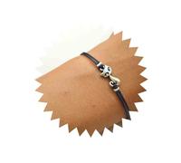 Yienate Gatito Negro Deseo Pulsera De Plata Pequeño Gato Cadena De La Mano Lindo Animal De La Muñeca Del Gatito Del Encanto De La Pulsera De Joyería Regalos Para Las Mujeres Niñas