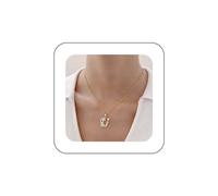 Yienate Mamá Sosteniendo Hijo Hija Collar De Cristal De Oro Pave Rhinestone Padres E Hijos Collar De La Familia Madre E Hijo Familia Amor Colgante Collar De Joyas Encanto Para Las Mujeres Y Las Niñas