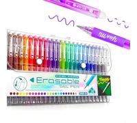 YienMiLi Juego de bolígrafos de gel borrables, 24 colores - Ideal para pintar, escribir y planificar. La tinta especial hace que los errores desaparezcan sin esfuerzo. Perfecto para la creación