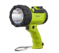 YIERBLUE Foco recargable con LED de lúmenes súper altos, linterna de mano impermeable IP67 con filtro de luz roja desmontable