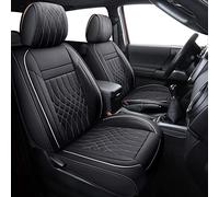 YIERTAI Fundas de Asiento para Toyota Tacoma 2005-2022 Crew Double Cab TRD Sport Limited Nightshade Edition Pickup Airbag Compatible con Protector de Asiento de Coche (Juego Completo de 5 Piezas