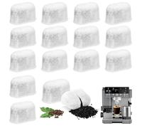 Yieson Filtro de agua para Ninja Luxe Café ES601EU ES701EU ES601EUGM, serie ES501EU adecuado, filtro de carbón activo, filtro de carbón, accesorios para cafetera (gris, 16 unidades)