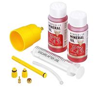 Yiezio Kit de purga de freno hidráulico para Shimano, aceite mineral de bicicleta al aire libre, herramienta de reparación de bicicletas, incluyendo aceite mineral líquido de freno de alto rendimiento