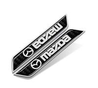 YIFANFENGSHUN 2 Piezas Metal Pegatinas Coche para Mazda 6 III Sport Combi (GJ) 2018-, 3D Adhesivos Decorativos Trasero del Maletero Emblema Accesorios Decorativos para Coches,Black