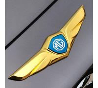 YIFANFENGSHUN 2 Piezas Metal Pegatinas Coche para MG MG6 II 2020-2021, 3D Adhesivos Decorativos Trasero del Maletero Emblema Accesorios Decorativos para Coches,D