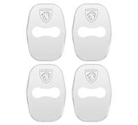 YIFANFENGSHUN 4 Piezas Cubierta Cerradura Puerta Coche para Peugeot 208 II 2023-, Almohadillas Silenciosas Almohadilla A Prueba de Golpes Accesorios Decorativos,A