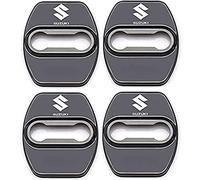 YIFANFENGSHUN 4 Piezas Cubierta Cerradura Puerta Coche para Suzuki S-Cross 2020-2025 AKK, Almohadillas Silenciosas Almohadilla A Prueba de Golpes Accesorios Decorativos,Black