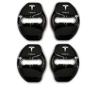 YIFANFENGSHUN 4 Piezas Cubierta Cerradura Puerta Coche para Tesla Model Y I 2020-2025, Almohadillas Silenciosas Almohadilla A Prueba de Golpes Accesorios Decorativos