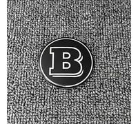 YIFANFENGSHUN 4 Piezas Pegatina para Tapa de Rueda para Smart Brabus, Resistente al Polvo y al Agua Pegatinas Tapacubos Accesorios de Decoración para Coches,60mm-A