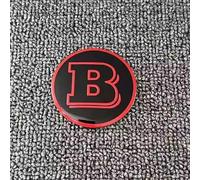 YIFANFENGSHUN 4 Piezas Pegatina para Tapa de Rueda para Smart Brabus, Resistente al Polvo y al Agua Pegatinas Tapacubos Accesorios de Decoración para Coches,75mm-D