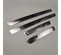 YIFANFENGSHUN Acero Inoxidable Coche Protector Umbral Puerta para Skoda KAROQ, de Coche Tiras de Umbral AntiarañAzos Bienvenidos Pedal Accesorios de Estilo