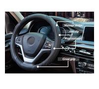 YIFANFENGSHUN Funda para Volante de Coche para Citr-oen C5 2010-2016, Suave Antideslizante Transpirable CubreCubierta Volante Coche Accesorios Decorativos,A