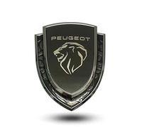 YIFANFENGSHUN Metal Pegatinas Coche para Peugeot 308 2016-2025, 3D Adhesivos Decorativos Trasero del Maletero Emblema Accesorios Decorativos para Coches,A