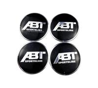 YIFANFENGSUN 4 Piezas Coche Rueda Tapacubos Pegatina para ABT, Rueda Centro Tapas Pegatinas Pegatinas para Tapa de Rueda Estilo Accesorios,A